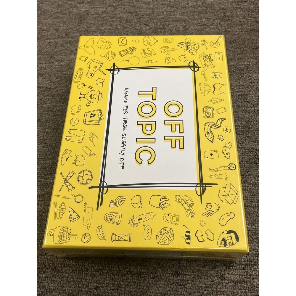Off‎ Topic A Game For Those Slightly Off Adult Party Board - New/ Sealed